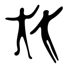 Human Hand Drawn Abstract