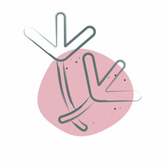 Icon Real Yellow Wood. related to South Africa symbol. Color Spot Style. simple design illustration