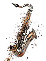 Explosive musical instrument wall art the indication of greatness and fame in music
