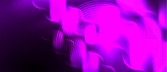 Shiny color neon glowing design. Vector Illustration For Wallpaper, Banner, Background, Card, Book Illustration, landing page