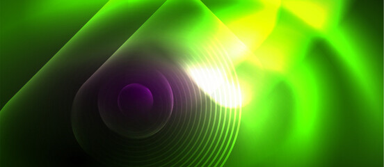 Shiny color neon glowing design. Vector Illustration For Wallpaper, Banner, Background, Card, Book Illustration, landing page