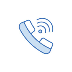 Phone icon design with white background stock illustration