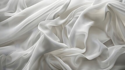 Ethereal Wispy Fabric Textures Evoking Fluid Elegance and Grace