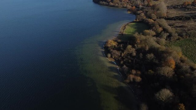 Rutland Water aerial view - England, Rutland, Edith Weston, UK