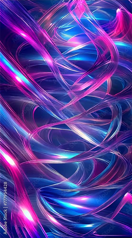 Poster blue and pink abstract background an electrifying abstract design with smooth waves in shades of blu