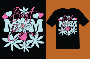 t shirt design with flowers, Mom t shirt design, happy mothers day, t shirt for mom, queen mom, t shirt design, typography 