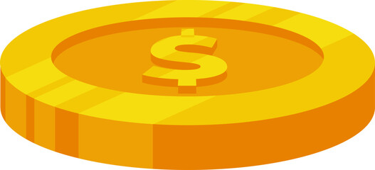 Gold Coin Illustration