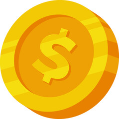Gold Coin Illustration
