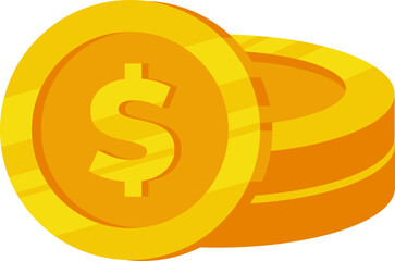 Gold Coin Illustration