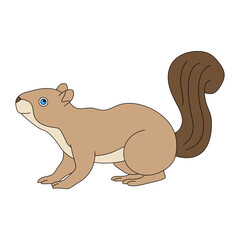 Kawaii Squirrel Clipart. Cartoon Squirrel Clipart