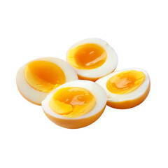 cooked eggs isolated photography with a transparent background