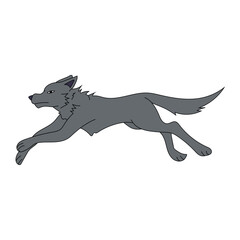 Wolf Clipart for Wildlife and Wild Animals Lovers. Cartoon Wolf Clipart