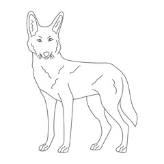 Wolf Clipart for Wildlife and Wild Animals Lovers. Cartoon Wolf Clipart