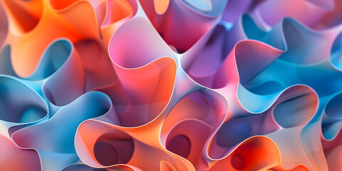 Abstract multi colored wave pattern shiny flowing modern, A colorful abstract background
 - obrazy, fototapety, plakaty