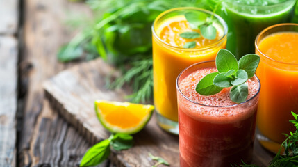 Fototapeta premium Energizing Elixirs for Wellness herbal remedy. Generative Ai