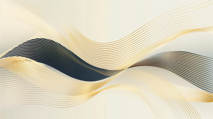 abstract blue line wave background. white smooth element swoosh speed wave modern stream...
