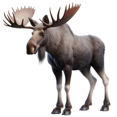 Obraz premium Isolated Animal on a Clear PNG Canvas, Generative AI