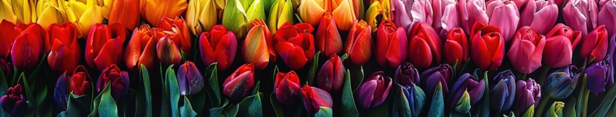 Fototapeta premium Multicolored Bunch of Flowers