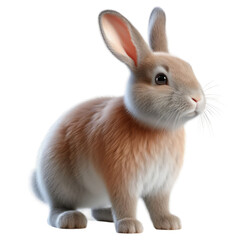 Obraz premium Isolated Animal on a Clear PNG Canvas, Generative AI