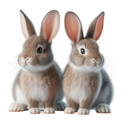 Obraz premium Isolated Animal on a Clear PNG Canvas, Generative AI