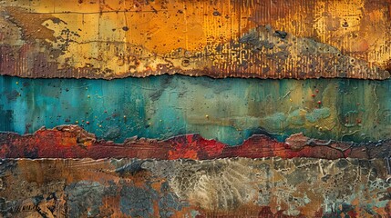 Close Up of a Rusted Metal Surface