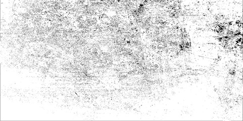 Grunge texture overlay illustration over any design to create grungy vintage effect. Grunge black and white textureGrunge texture backgroundGrainy abstract texture on a white wall - obrazy, fototapety, plakaty