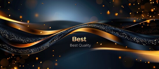 Best quality text, promoting excellence and superiority, copy space, ideal for showcasing premium products and services with confidence and prestige