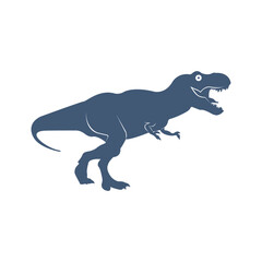 Vector dinosaur logo icon for brands.