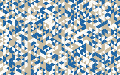 Retro pop art seamless background vector. Abstract Geometric Pattern generative computational art illustration