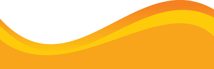 Abstract orange banner background. Graphic design banner pattern background template with dynamic curve shapes