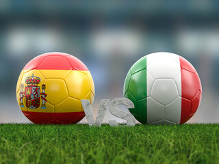 Football euro cup group B Spain vs Italy