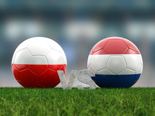 Football euro cup group D Poland vs Netherlands