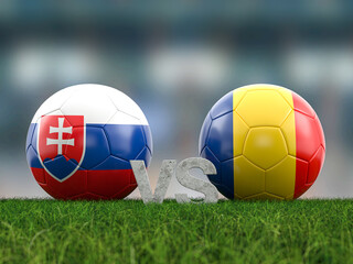 Football euro cup group E Slovakia vs Romania