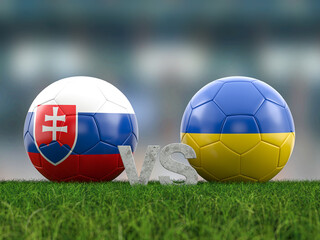 Football euro cup group E Slovakia vs Ukraine