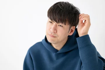 Fotobehang 男性・髪 © naka