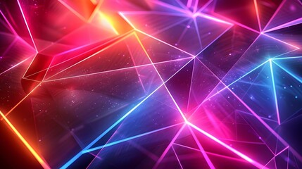 abstract neon technology background