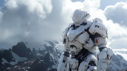 Combat robots equipped with artificial intelligence control systems.