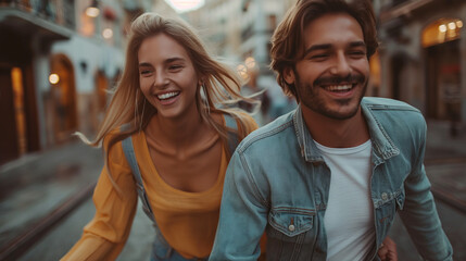 Fototapeta premium Happy couple enjoying life.