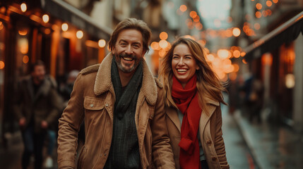 Obraz premium Happy couple enjoying life.