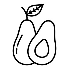 Avocado Icon