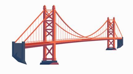Bridge icon design illustration vector isolated flat vector