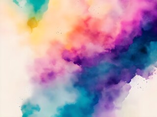 rainbow watercolor background