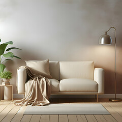 Serene Comfort Beige Sofa Oasis