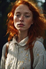 Freckles are little sun kisses on the skin.