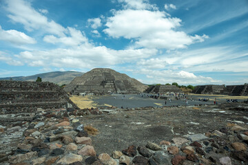 Teotihuacan w Meksyku - perełka Azteków  - obrazy, fototapety, plakaty