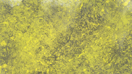 Abstract yellow watercolor texture with wet brush strokes for wallpaper design.yellow and gray grunge scratched texture. 