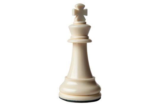 Chess figure piece for strategy board game isolated on background, business Intellectual game.