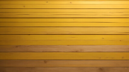 Obraz premium Yellow wooden background, yellow painted wooden texture
