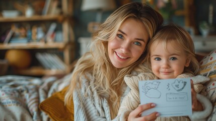 Woman Sitting on Couch Holding Baby