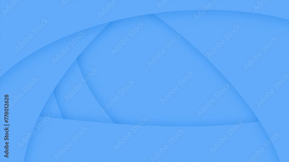 Poster royal blue color simple and elegant slow motion geometrical loop able background